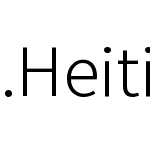 .HeitiUI SC