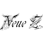 Neue Zier Schrift