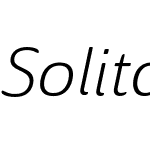 SolitasW05-ExtLightItalic