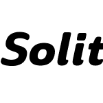 SolitasW05-ExtBoldItalic