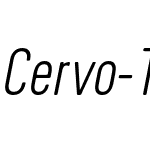 Cervo Thin Italic