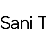 Sani Trixie Sans