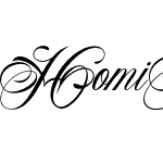 Homi Script  VMF