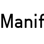 Manifold CF Demi Bold