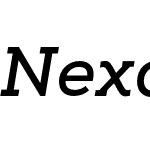 NexaSlabBoldItalic