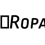 RopaSoftSCPTT-MediumItalic