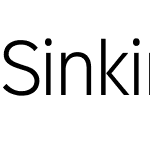 SinkinSansNarrowW05-300Lt