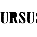 URSUSSTENCILREGULAR