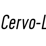 Cervo Light Italic