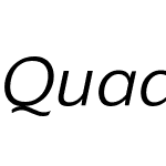 Quadratrocento Sans