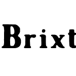 Brixton Print Bold