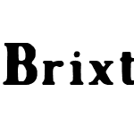 Brixton Print Bold