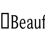 BeaufortCondensed