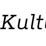 Kulturista-Italic