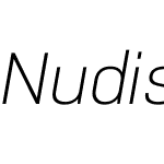 NudistaLight-Italic