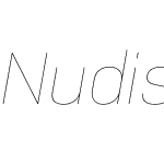 NudistaThin-Italic