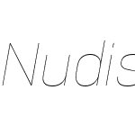 NudistaThin-Italic