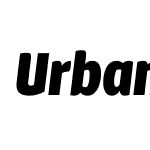 Urbana-BoldItalic