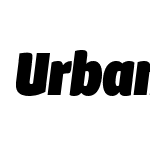 Urbana-BlackItalic