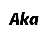 AkagiPro-BlackItalic