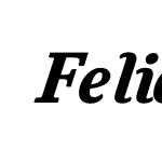 Felice-BlackItalic