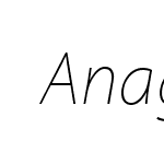 Anago-ThinItalic