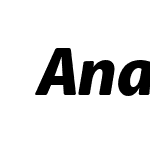 Anago-BlackItalic