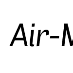 Air-MediumItalic