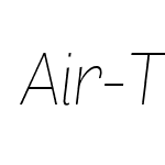 Air-ThinItalic