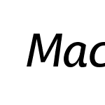 Macha-MediumItalic