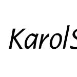 KarolSans-Italic