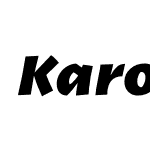 KarolSans-BlackItalic