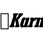 KarnakPro-CondensedBlackItalic