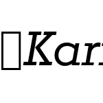 KarnakPro-BookItalic