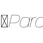 Paralucent-ThinItalic