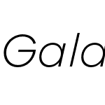 Galano Grotesque Light Italic