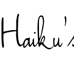 Haiku's Script v.09