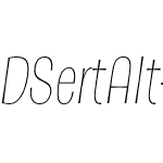 DSert Alt Thin