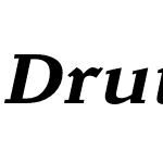 Druthers Semi Expanded Italic