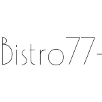 Bistro 77 Semi Expanded