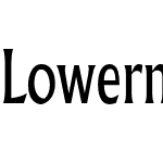 Lowern Condensed