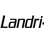 Landri Condensed Italic
