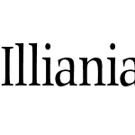 Illiania Condensed