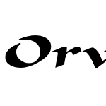 Orvelian Brush Expanded Italic