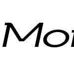 Montevideo Expanded Italic