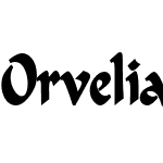 Orvelian Brush Condensed Bold