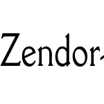 Zendor Condensed