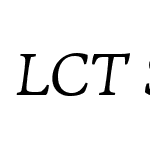 LCTSbire-Italic