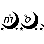 moon font