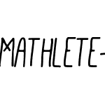 Mathlete Bulky Slant